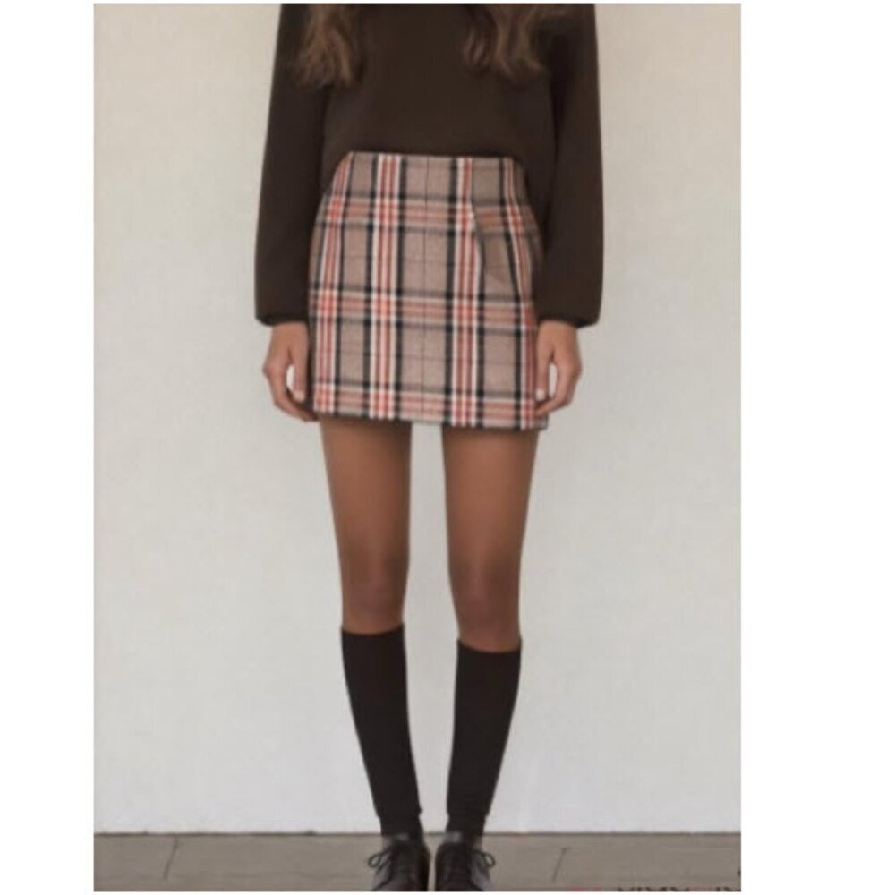 FOREVER 21 Plaid Tartan Mini Retro 90s Skirt Medium​